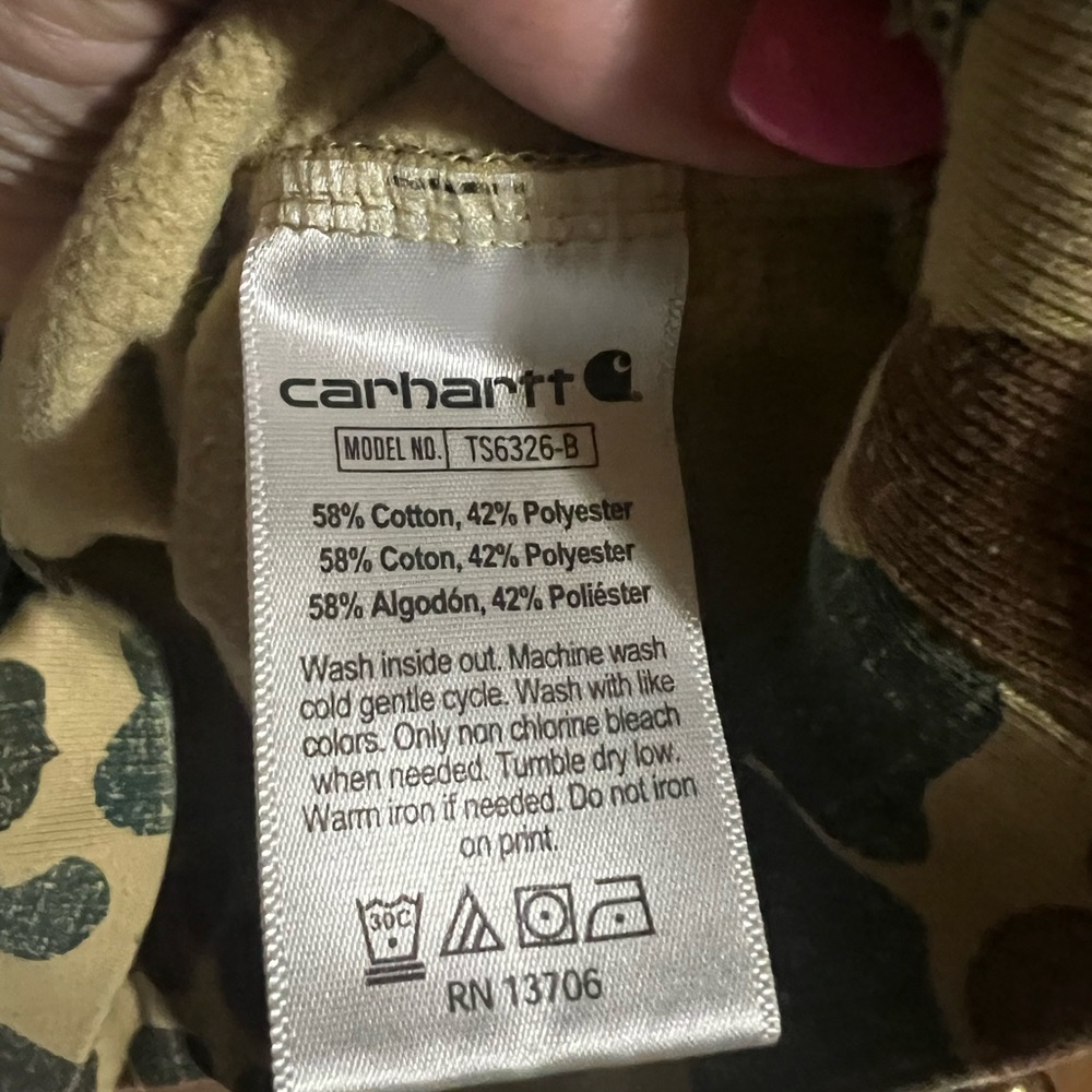 Carhartt Camouflage Hoodie - Picture 2 of 3